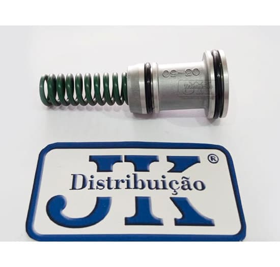 PISTÃO ACUMULADOR COM MOLA 60MM — Frente