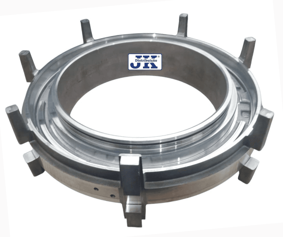 SUPORTE CENTRAL DE ALUMINIO DUPLO — Frente