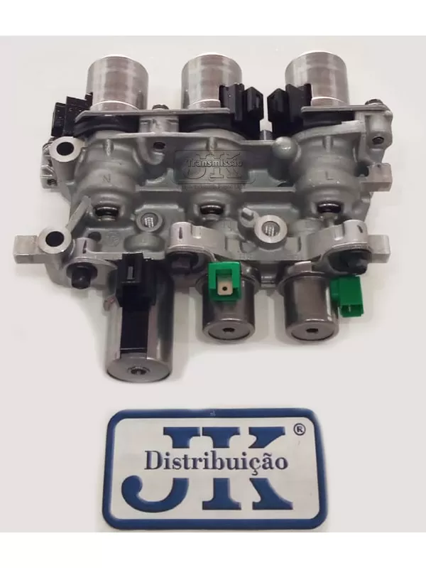 BASE DO CORPO DE VÁLVULAS COM 6 SOLENOIDES — Frente