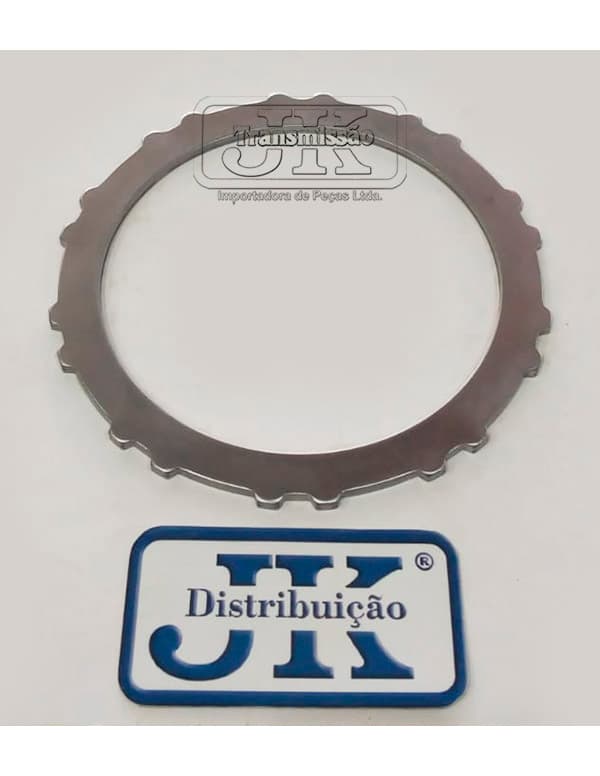 PLACA DE AÇO 154 X 123 X 2.40MM E 20 DENTES
