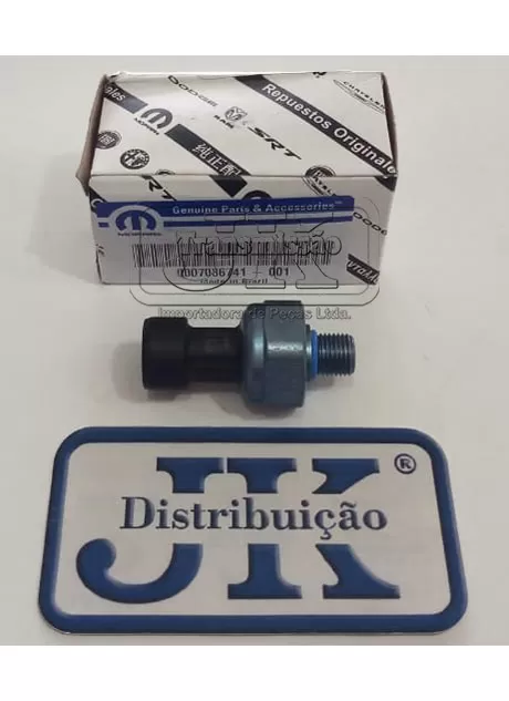 SENSOR DE PRESSAO OLEO PRETO / AZUL — Frente