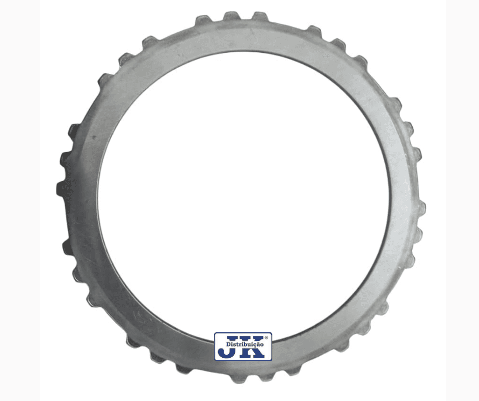 PLACA DE AÇO 130 X 117 X 3MM E 30 DENTES