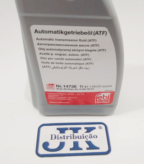 OLEO LUBRIFICANTE Fluido 14738 - para Transmissão e Câmbio Automático ATF ZF 4/5HP VW G052162A2 -AMARELO 1L