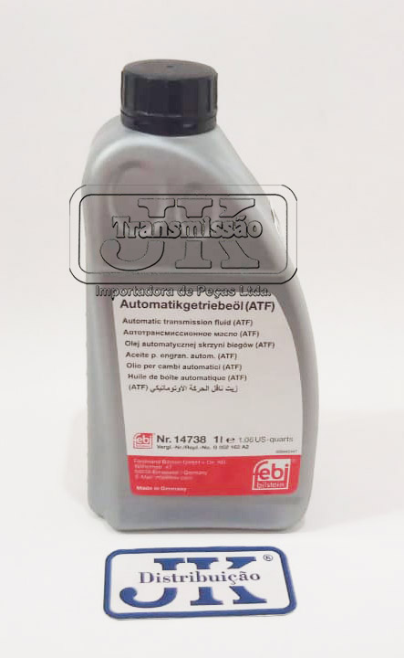 OLEO LUBRIFICANTE Fluido 14738 - para Transmissão e Câmbio Automático ATF ZF 4/5HP VW G052162A2 -AMARELO 1L