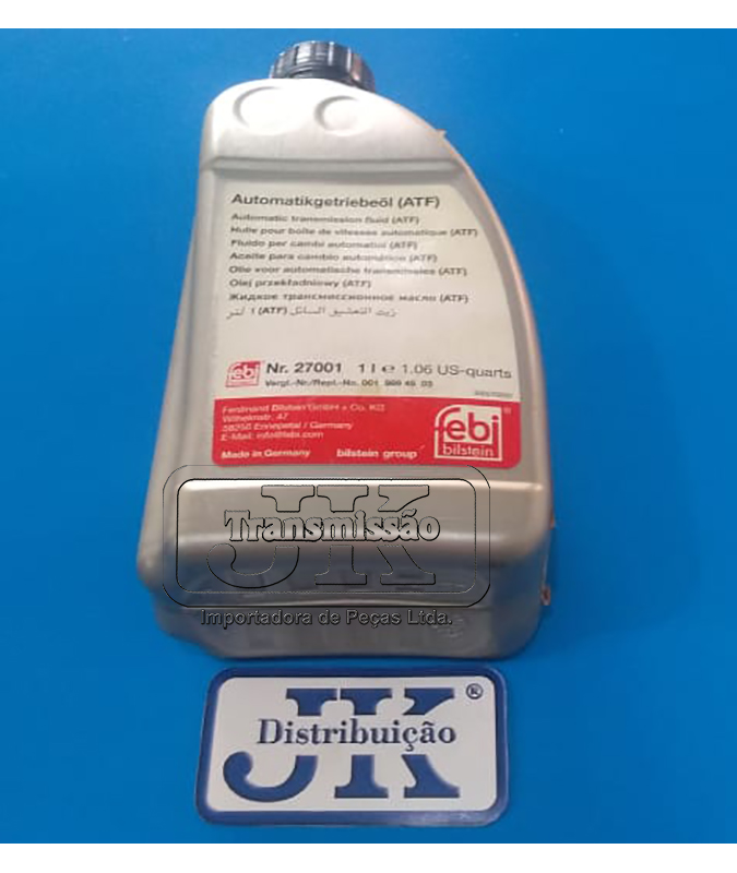 OLEO LUBRIFICANTE Fluido 27001- para Transmissão e Câmbio Automático ATF 3353 - Vermelho - 1L - ANP.15654