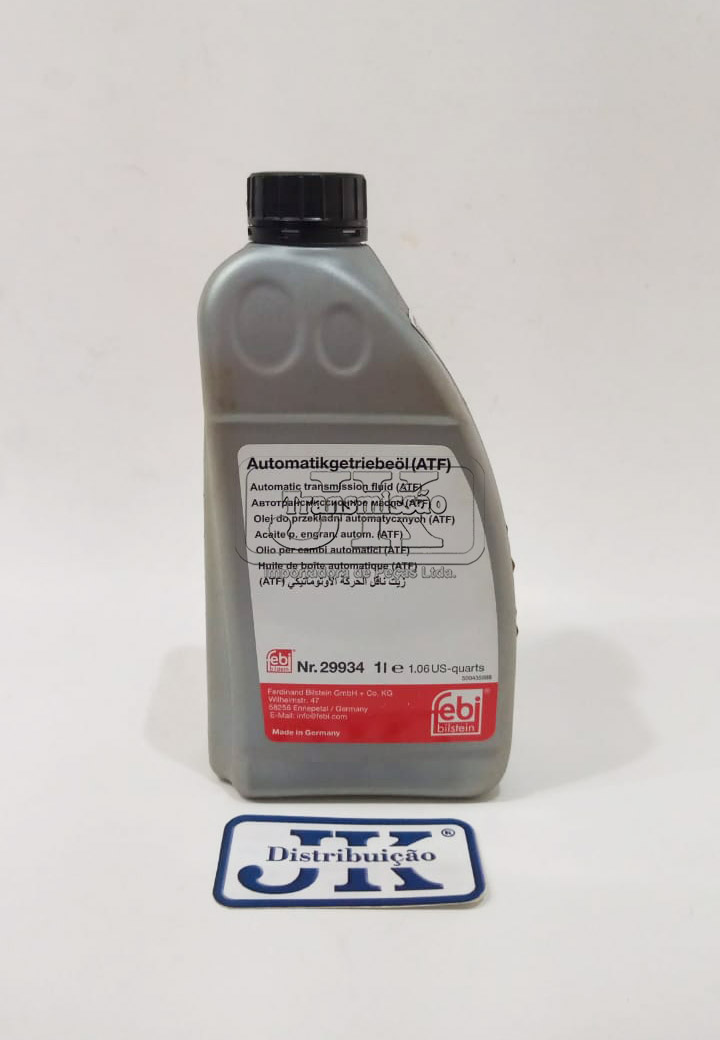 OLEO LUBRIFICANTE Fluido 29934 - para Transmissão e Câmbio Automático TQM SPIII - Vermelho - 1L - ANP.15662