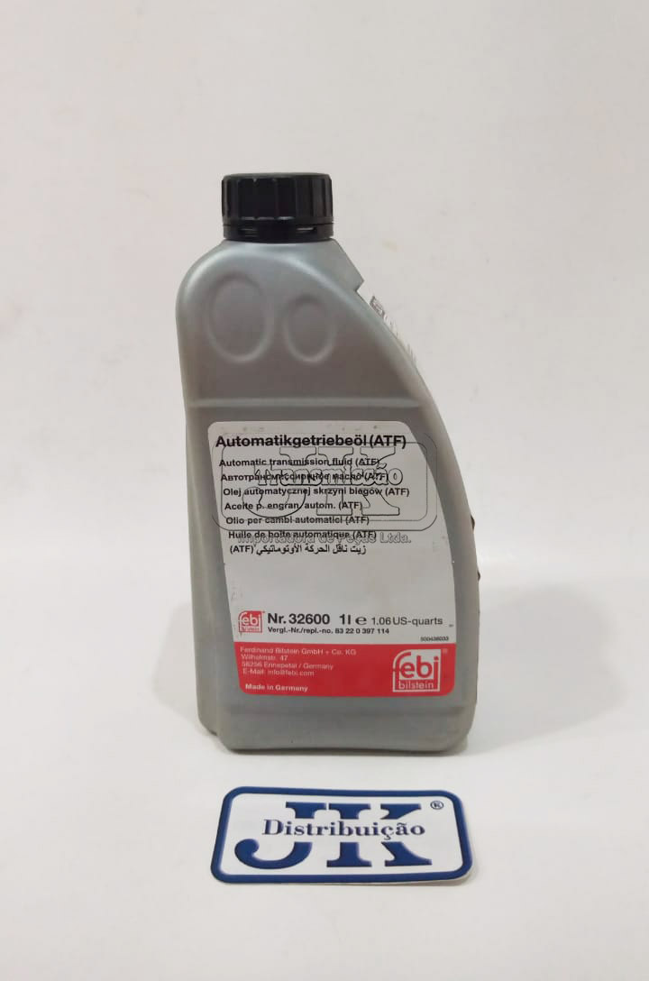 OLEO LUBRIFICANTE Fluido 32600 - para Transmissão e Câmbio Automático ATF D-VI - Vermelho - 1L - ANP.15660