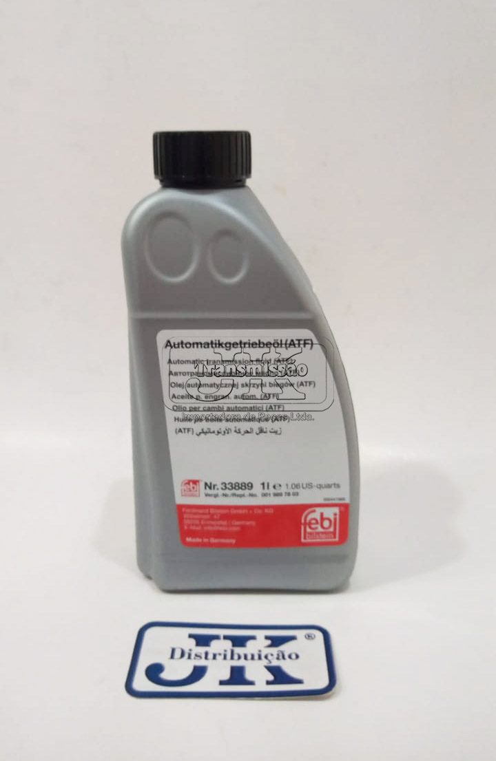 OLEO LUBRIFICANTE Fluido 33889 - para Transmissão e Câmbio Automático ATF 7134 FE - Azul - 1L - ANP.15657