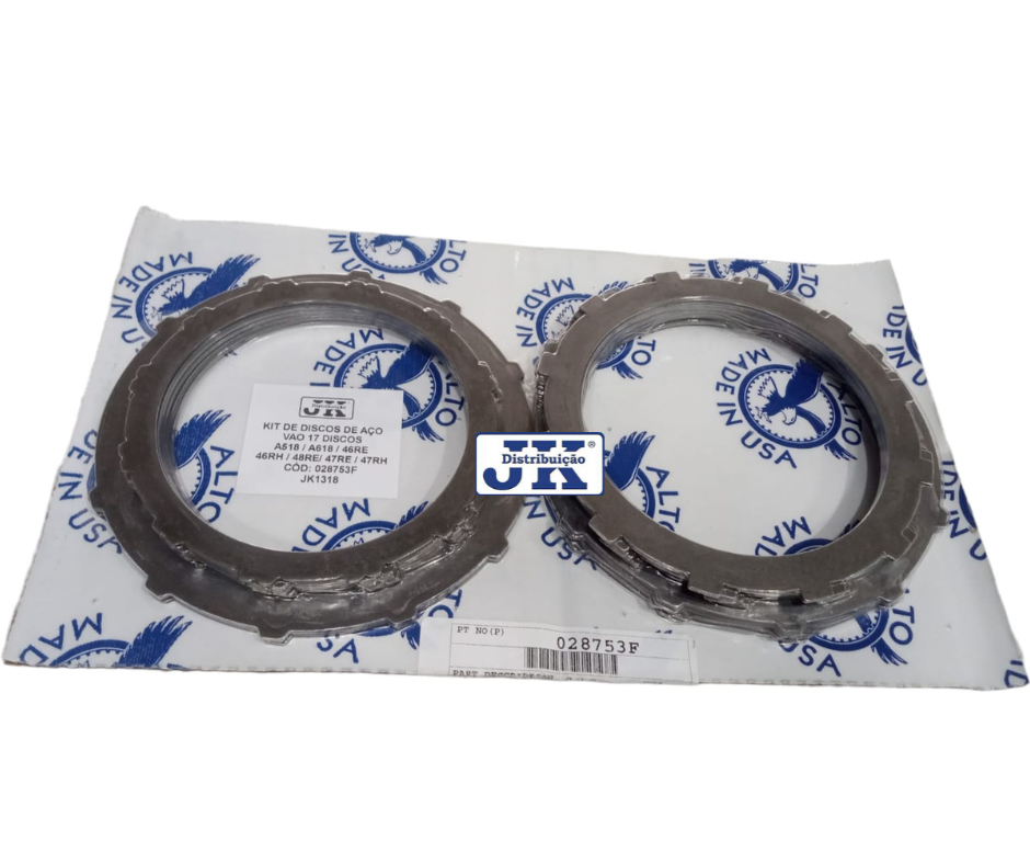 Kit de Discos de Aço Bomba Grande Peça para Transmissão e Câmbio Automático A518 / A618 / 46RE / 46RH / 48RE/ 47RE / 47RH