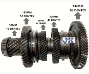Conjunto AUDI COMPLETO Com Eixo Engrenagem Rolamento E Luva Sincronizada Peça Para Transmissão E Câmbio Automático DQ200