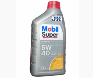 OLEO LUBRIFICANTE DE MOTOR FLEX, DIESEL E GASOLINA SINTETICO MOBIL SUPER 5W40 API SN